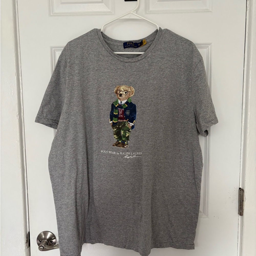 Polo by Ralph Lauren Gray Bear Graphic Tee